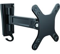ChenQuanSarl-Com Bras D'Écran À Montage Mural - Pivot Simple - Support Mural Pour Moniteur Plat À Fixation Vesa Jusqu'À 27" 15 Kg (Armwalls)