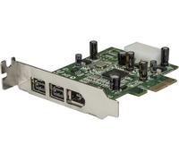 ChenQuanSarl-Com Carte Adaptateur Pci Express Vers 3 Ports Firewire - Faible Encombrement - 800 Et 400 (Pex1394B3Lp)