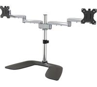 ChenQuanSarl-Com Pied Pour Écran Pc À Double Affichage - Multidirectionnel - Support De Moniteur Jusqu'À 32" En Acier Et Aluminium (Armdualss)
