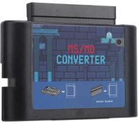 ChenQuanSarl-Convertisseur De Carte De Jeu Ms Vers Md, Matériau Abs Léger Et Robuste, Convertisseur De Carte De Jeu Pour Retron 5, Retron3, Retron2 Pour Drive Pour Genesis (Black)