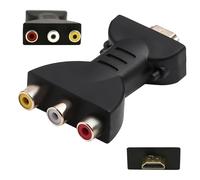 ChenQuanSarl-Convertisseur Hdmi Vers Av Rvb, Adaptateur Vidéo Av Haute Définition, Portable 1080P Hd Hdmi Mâle Vers 3 Rca Femelles, Compatibilité Universelle Pour Tv, Ordinateur Portable, Pc, Dvd