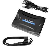 ChenQuanSarl-Convertisseur Péritel Vers Hdmi Avec Câble Hdmi Adaptateur De Sortie Hdmi Full Hd 720P 1080P Commutateur Vidéo Audio Haut De Gamme Pour Hdtv Moniteur Projecteur Stb Vhs Xbox Ps3 Sky Blur