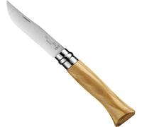 Chenquansarl-Couteau N° 6 Luxe Manche Bois Olivier Lame Inox