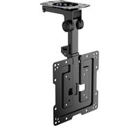 ChenQuanSarl-Ct43S-187 - Support De Plafond Pivotant, Pliable Pour Moniteur/Télévision 20 Kg De 19-43, Noir