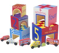 ChenQuanSarl-Cubes Empilables D'Urgence En Bois