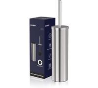 Chenquansarl-De Cuvette De Toilette Autonome En Acier Inoxydable Avec Long Manche Pour L'organisation De Rangement De Salle De Bain, Nettoyage En Profondeur Robuste, Nickel Ss304-3