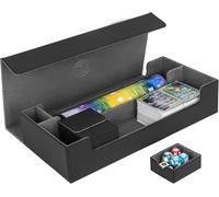 Chenquansarl-Deck Box - Boîte À Cartes Avec Plateau Cube Pour Plus De 5500 Cartes - Boîte De Rangement - Boîte De Rangement - Boîte À Cartes Xl De Qualité Supérieure Avec Tapis De Jeu Et Compartiment