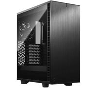 ChenQuanSarl-Define 7 Compact Noir Aluminium Brossé/Acier - Verre Trempé Foncé - Atx Intérieur Modulaire Mid Tower Boite D'Ordinateur