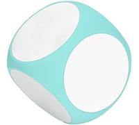 Chenquansarl-Dés Vierges De Bricolage, Essuyez Les Dés Cubiques Portables Nettoyables Écrire Sur Les Dés Couleur Vive Accessoire D'enseignement Vierge(Vert)