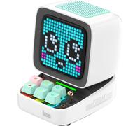 ChenQuanSarl-Ditoo Haut-Parleur Bluetooth Portable Avec Rétro Écran Pixel, Contrôle De L'Application Smartphone/Claviers Mécaniques Rétroéclairés Rvb (Blanc)