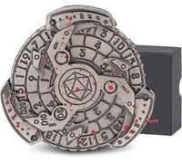 Chenquansarl-Dnd ¿ Jeu De Dés Polyédrique D&d 7 En 1 ¿ Jeu De Démarrage En Métal Donjons Et Dragons Avec Coffret Cadeau, Jeu De Dés Rotatifs Pour Jeux De Table Rpg Mtg (Tache De Sang)