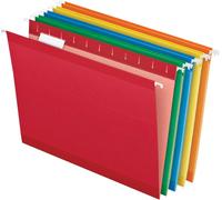 Chenquansarl-Dossiers Suspendus Renforcés, Format Lettre, Couleurs Assorties, Coupe 1/5, Onglets Et Inserts, 25 Par Boîte (41522amz)