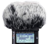 ChenQuanSarl-Dr40 Bonnette Anti-Vent Compatible Avec Tascam Dr-40 Dr40 Enregistreur Microphone, Dr40 Microphone Extérieur Mort Bonnette Anti-Vent En Fourrure De Chat