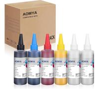 ChenQuanSarl-Dtf Ink Lot De 6 Recharges D'Encre De Transfert Thermique Pour Imprimantes Epsn Et8550, Et-8500, L1800, L805, Xp-15000, R1390, R2000, R2400, P400, P800, Toutes Les Imprimantes Dtf, 600 M