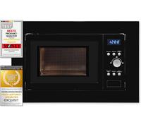ChenQuanSarl-Emw 1770-G-D-030 - Micro-Ondes Encastrable - Noir - 700 W - 1000 W - Fonction Grill - Minuterie