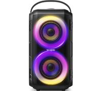 ChenQuanSarl-Enceinte Bluetooth Puissante Avec 2 Haut-Parleurs À Gamme Complète - Super Bass, Haut-Parleur D'Extérieur Portable Sans Fil 80W Avec Lumières Led, Son 105 Db, Ipx5, U-Disk, Carte Tf, Aux