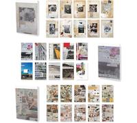 Chenquansarl-Ensemble De 150 Feuilles De Papier De Scrapbooking Vintage, Papier De Journal Rétro, Fournitures De Journal Décoratif, Kit D'artisanat Esthétique, Carte, Planificateur, Carnet (B)