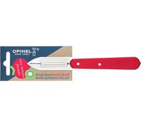 Chenquansarl-Eplucheur Pour Fruits Et Légumes - Lame Micro-Dentée 6 Cm Acier Inox, Manche Charme - Epluche-Légumes, Tomates, Kiwis - Coupe Facile - Rouge