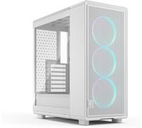 ChenQuanSarl-Epoch White Rgb - Verre Trempé Clear Tint - Trois Ventilateurs Momentum 12 Rgb Inclus - Intérieur Spacieux - Pr En Charge Atx/Matx/Itx