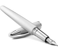 Chenquansarl-Equinox Stylo Acier Brossé Et Finition Chromée Stylo De Luxe Taille Moyenne Pince À Ressort Avec Plumes Bock Livré Dans Une Jolie Boîte Cadeau Pour Hommes Et Femmes