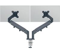 ChenQuanSarl-Ergo - Bras Pour Écran Pc, Support Double Pour 2 Écrans Jusqu'À 32"", Libère De L'Espace Sur Votre Bureau, Coloris Gris, 65370089