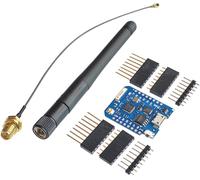 ChenQuanSarl-Esp8266 Pro 4Mo Esp8266 Pro Nodemcu Lua Wifi Carte De Développement Avec 4 Mo Connecteur D'Antenne Cp2104 Chip Compatible Avec Arduino(Carte De Développement + Antenne 32Mbit = 4 Mo)