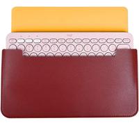 ChenQuanSarl-Étui De Transport En Cuir Synthétique Pour Clavier Bluetooth Multi-Appareils Logitech K380-Rouge