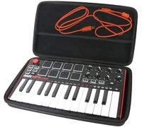 ChenQuanSarl-Étui De Voyage Housse Pour Akai Professional Mpk Mini Mk3/Mkii Mk2/Mini Play Clavier Maître Midi Usb 25 Touches.(Noir)