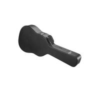 ChenQuanSarl-Étui Guitare Acoustique Rigide Forme Gourde 1100 Mm Avec Verrouillage Clés, Poignée, Rembourrage Pvc, Doublure Souple, Résistants À L'Eau, Pour Guitares Acoustiques De 39-41 Po 99-104 Cm