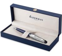 Chenquansarl-Expert Stylo Plume Noir Brillant Avec Attributs Dorés À L'or Fin 23 K Plume Fine Coffret Cadeau