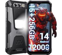 ChenQuanSarl-F106ProTlphonePortableIncassable2024Android14cran658Fhd48Mp20MpNocturneVision12000Mah30WGrandeBatterie15Gb256Gb1TbLampeDeCamp512LmHautParleur110Db