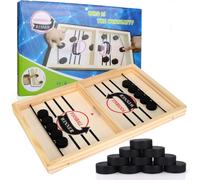 ChenQuanSarl-Fast Sling Puck Game, Jeu De Société Rapide Slingpuck, Catapult Board Game, Jeu De Palet À Fronde Rapide, Convient Pour L'Interaction Parent-Enfant, Pour Deux Joueurs (A)
