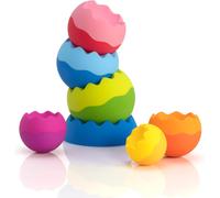 ChenQuanSarl-Fat Brain Tobbles Neo, , Stacking Toys For Toddlers, Stacking Toy With Colours, Soft Surface For Sensory Development, Educational Toys For Boys And Girls Aged 6 Months And Older