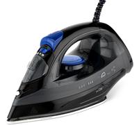 ChenQuanSarl-Fer À Repasser À Vapeur Db 3703, Réservoir D'Eau (Env. 150 Ml), Arrivée Du Cordon Par Articulation Rotative À 360°, Répartition Uniforme De La Vapeur Grâce À 23 Buses À Vapeur, Noir/Bleu