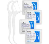 Chenquansarl-Fil Dentaire 400pcs Porte Fil Dentaire Avec Manche Dental Floss Cure Dent Plastique 4 Boîte Fils Interdentaires