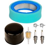 ChenQuanSarl-Filtre À Huile Compatible With Filtre À Air Pré-Nettoyant Bougie D'Allumage Replacement Compatible With Tondeuse À Gazon John Deere Gt235 Gt235E Ltr166 Lt166 Lt170 Lx288 Sst16 Sst18