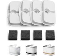 Chenquansarl-Filtre Fontaine Eau Chat, Pack De 4 Filtres De Remplacement Pour Dockstream Fontaine À Eau Pour Chat Plwf005, Plwf115, Plwf105, Filtre Avec Filtration Verticale Pour Fontaine A Eau Chat