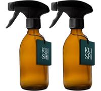 ChenQuanSarl-Flacon Pulvérisateur En Verre Ambré 250 Ml [Lot De 2] Flacon Vaporisateur Vide - À Util r Comme Brumisateur Plantes, Pour Nettoyer Ou Jardiner (Bouteille Sans Bpa)