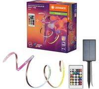 Chenquansarl-Flex Outdoor-Solar Bande Led Multicolore Décorative Pour L'extérieur Avec Panneau Solaire Avec Magic Rgb ; Rc ; Ip44 ; Dimmable ; Blanc ; Silicone ; 5 M ; Ampoule Non Remplaçable
