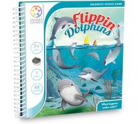 Chenquansarl-Flippin' Dolphins, Magnetic Puzzle Game With 48 Challenges, 7+ Years