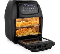 ChenQuanSarl-Four-Friteuse Crispy Multifonction 10 L, Cuisson Sans Huile, 10 Programmes, Écran Tactile, Pièces Lavables Au Lave-Vaisselle, Revêtement Antiadhésif, Accessoires Inclus, 1800 W, Fr-6964