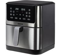 ChenQuanSarl-Friteuse À Air 8 L Airfryer Grande Capacité Friteuse Sans Huile 8 Litres Écran Led Tactile Cuisine Saine Four À Air Minuterie Température Réglable 1800W Argent