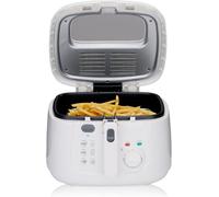 ChenQuanSarl-Friteuse - Friteuse - 1800 Watt - 2,5 Litre - Jusqu'À 190ºc - Blanc