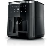 ChenQuanSarl-Friteuse Sans Huile Série 6, Maf671B0, Air Fryer Xxl, Capacité De 7,2 L, 7 Programmes Prédéfinis, Vitre De Cuisson Éclairée, Cuisson Jusqu'À 65% Plus Rapide, Noir