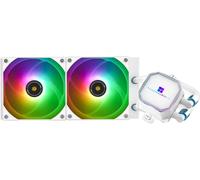 ChenQuanSarl-Frozen Prism 240 White Argb Refroidisseur De Liquide Cpu Avec Ventilateur Pwm De 120Mm,Dissipateur Thermique Intégré Pour Amd/Am4/Am5,Intel 1700/1150/1151/1200/2011