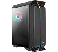 ChenQuanSarl-Gladiatorduobkv1, Gladiator Duo, Argb Atx Mid Tower Case, 3 X Duo 12 Argb Fans, Tempered Glass Side Panel, Black