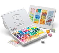 ChenQuanSarl-Gouache Kit De Peinture 56 Couleurs, 30 G, Design Jelly Cup Dans Un Sac De Transport, Parfait Pour Les Artistes, Gouache Opaque Art Supplies For Professionals