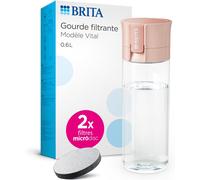 ChenQuanSarl-Gourde Filtrante Vital Abricot (0,6 L) Réduit Le Chlore, Les Particules Fines ¿ 15 µm, Certains Pesticides, Herbicides Et Hormones. Préserve Les Minéraux Tels Que Le Calcium Et Le Magnés