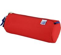 Chenquansarl-Grande Trousse Scolaire Ronde Avec Élastique Rouge 22 Cm