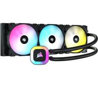 ChenQuanSarl-H150 Rgb Liquid Cpu Cooler - 360Mm Aio - Sp120 Rgb Elite Fan - Convient À Intel Lga 1200/115X/2066, Amd Am4 - Adaptateur Argb De Carte Mère Inclus - Noir